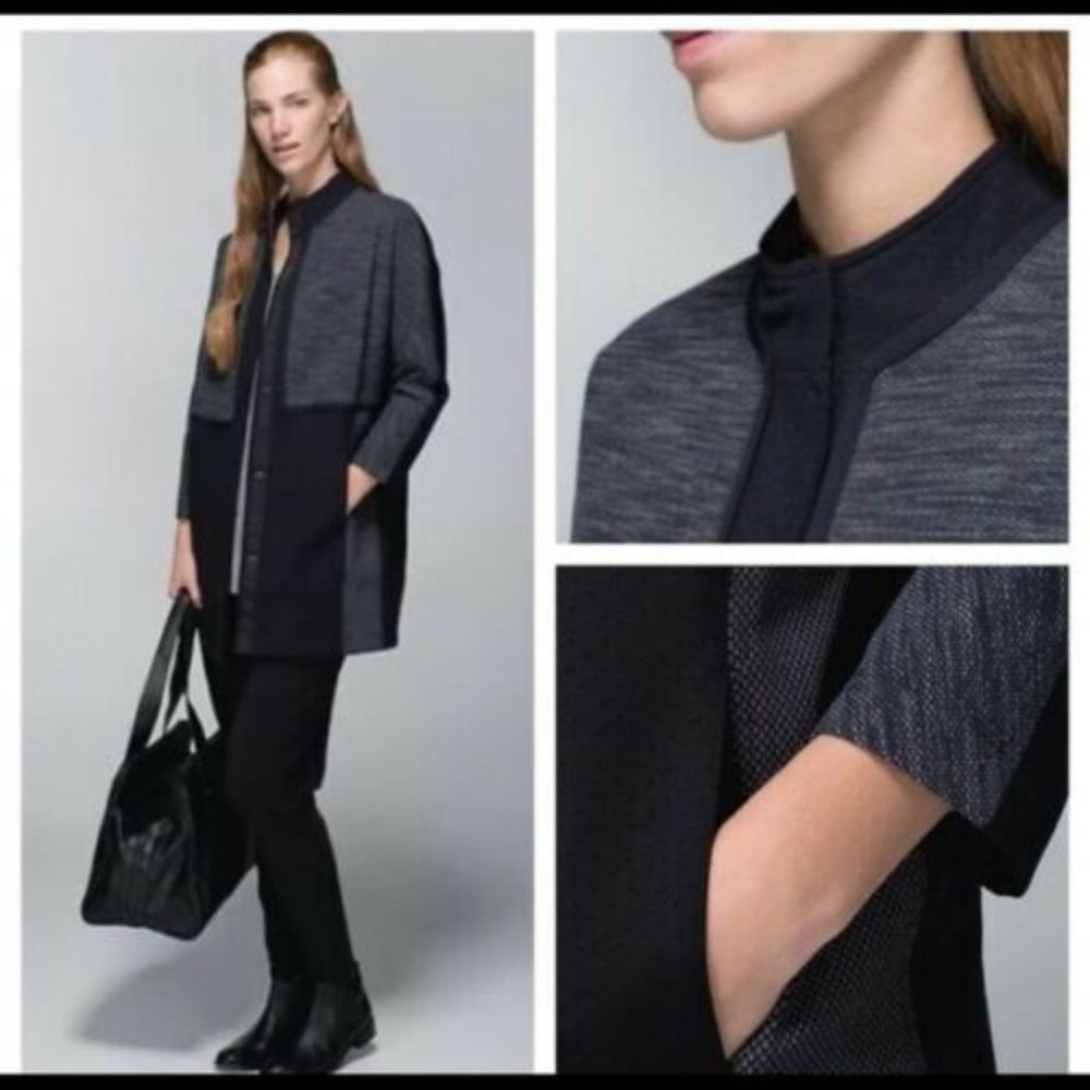 Lululemon Cocoon Car Coat Wicking Luon HW9483b - Picture 11 of 11